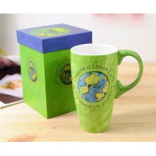 16-Ounce Ceramic Mug with Gift Box, Assorted Patterns, BPA Free and Dishwasher Safe